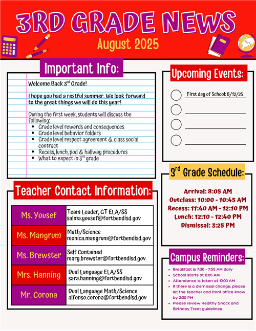August Newsletter